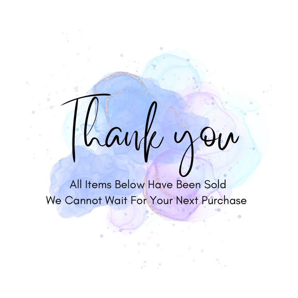 SOLD ITEMS BELOW
